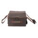ALSANIDI, Al-Khair bag for trips, Camping bag, Coffee Brown, Size 33*32*18Cm