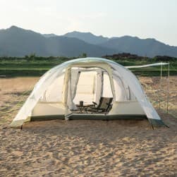 DPT, Air Cotton Tent for Trips, Inflatable Tent, Gray, Size640*390*225 Cm