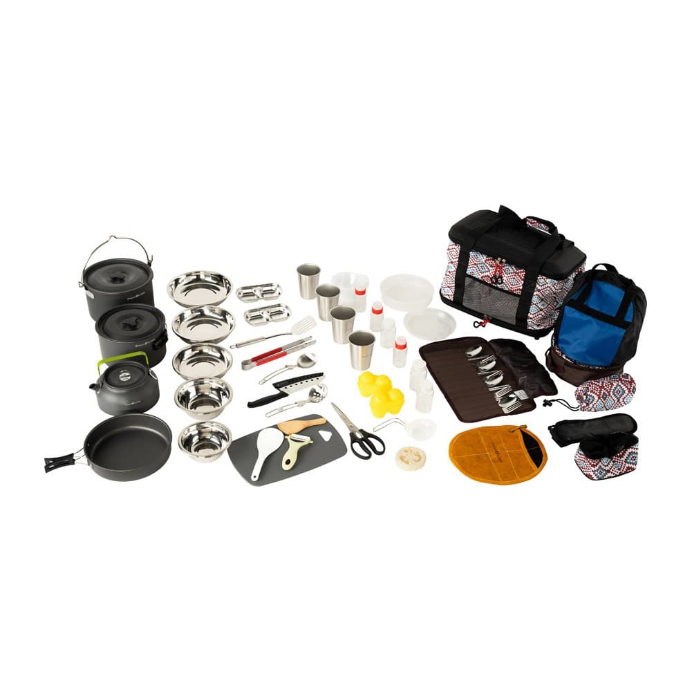 ALSANIDI, Complete camping kit, Multicolored , Set 15 pcsة