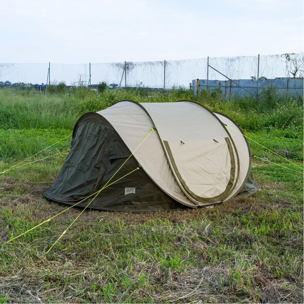 DPT, Nylon spontaneous overnight tent,  Inflatable Tent, Green, Size 280*200*120 Cm