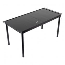 DPT, Foldable Camping Kitchen Table, Foldable Table for Outdoor and Home Gardens, Black, Size 82*38*40 Cm