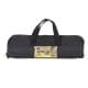 DPT, Foldable Camping Kitchen Table, Foldable Table for Outdoor and Home Gardens, Black, Size 82*38*40 Cm