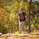 Ghiking, Aluminum hiking stick, Gray, Size 125 Cm