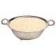ALSANIDI, Stainless steel rice strainer, Rice, Vegetables and fruits strainer, Silver, Size 24 Cm
