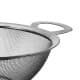 ALSANIDI, Stainless steel rice strainer, Rice, Vegetables and fruits strainer, Silver, Size 24 Cm