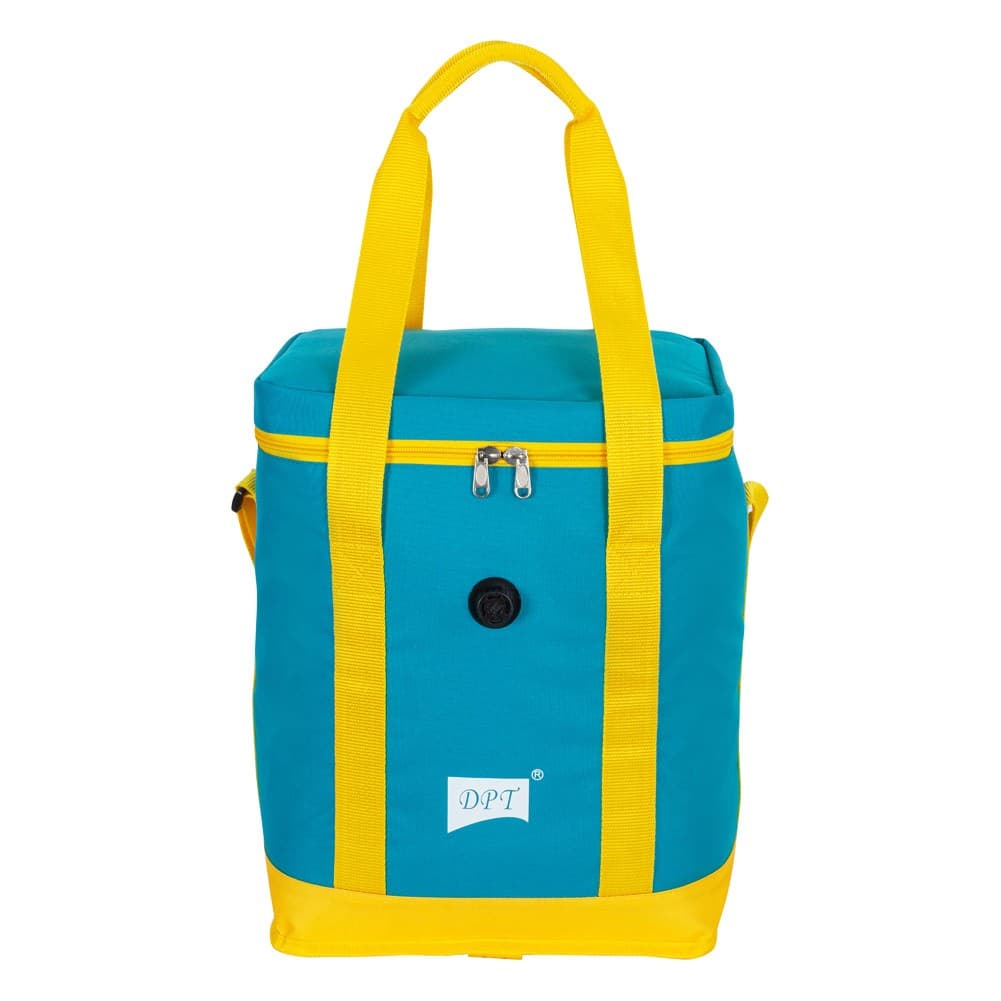 DPT, Heat and cold insulated keeping bag for food and drinks, Food bag for Trips, Green, capacity 20 L Size 31.5*24.5*41 Cm