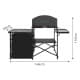 ALSANIDI, Portable kitchen table, Black, Size 146*46*70 Cm