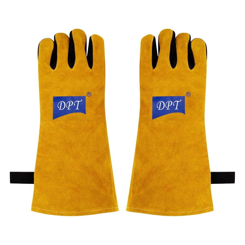 ALSANIDI, Hand Gloves, Camping Gloves, Yellow, Size 40*14 Cm