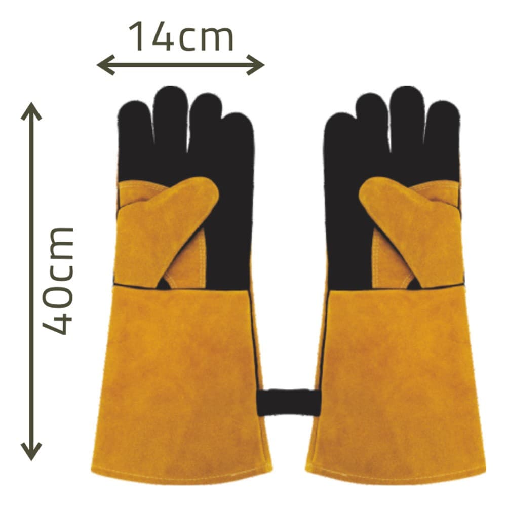 ALSANIDI, Hand Gloves, Camping Gloves, Yellow, Size 40*14 Cm