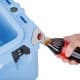 DPT, Heat and cold insulated keeping bag for food and drinks, Food bag for Trips, Blue, capacity 43 L Size 68.5*41.5*41 Cm