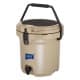 DPT, Plastic thermos for cold Liquids, Polyethylene water thermos, Brown, capacity 19 L Size 43.5*40.5*42.6 Cm