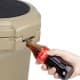 DPT, Plastic thermos for cold Liquids, Polyethylene water thermos, Brown, capacity 19 L Size 43.5*40.5*42.6 Cm