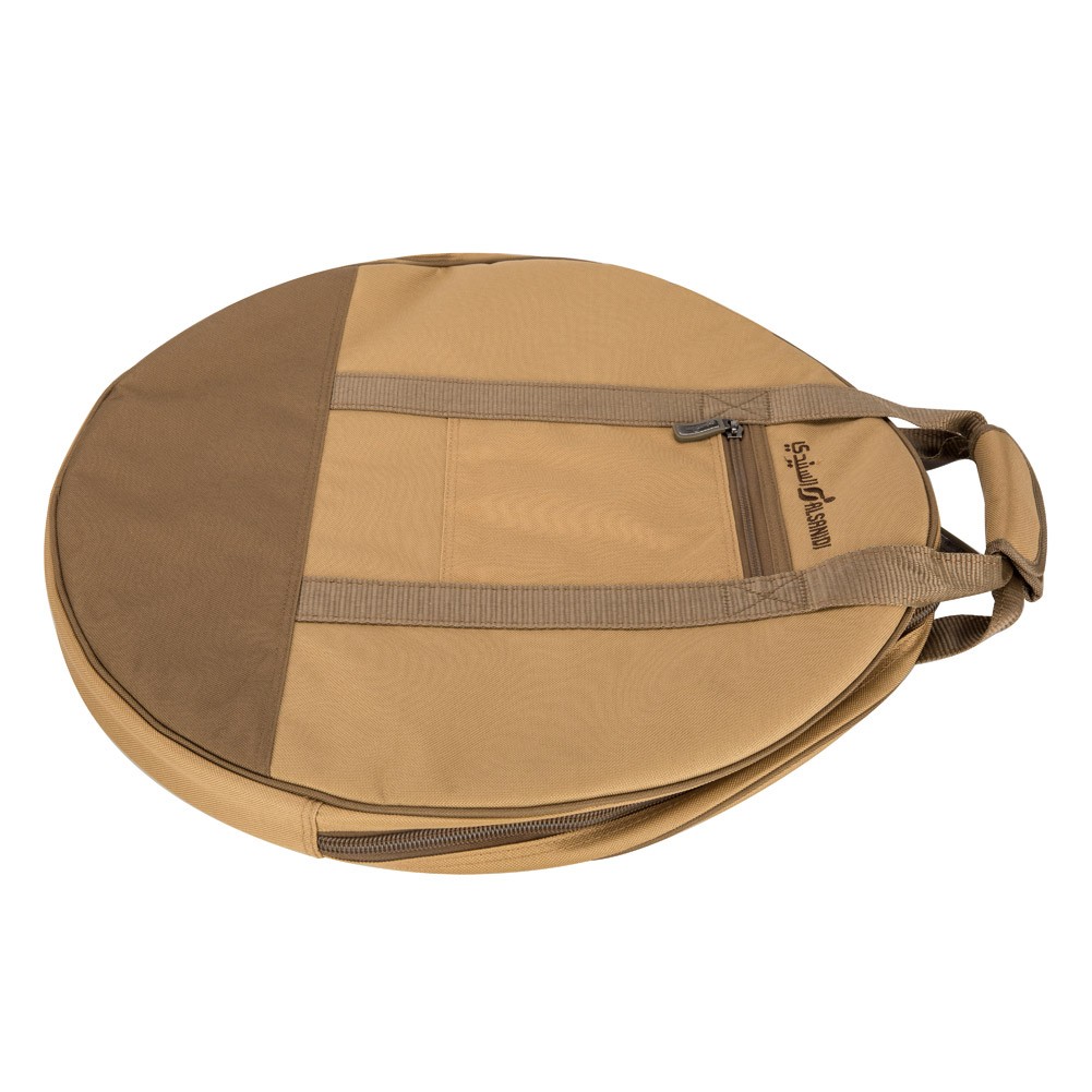 ALSANIDI, Two-tiered dishware bag for trips, Kaki, Size 42*42*6.5Cm