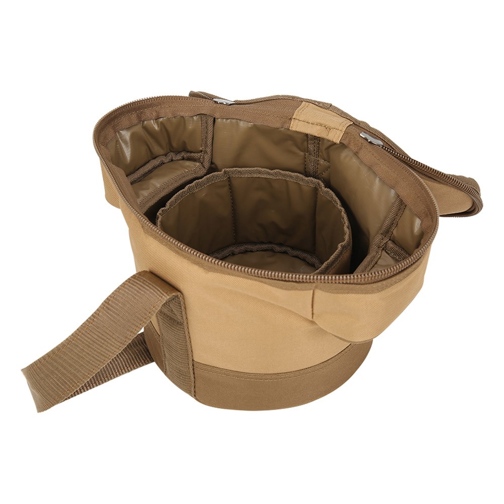 ALSANIDI, Cooking Pressure bag for trips, Pressure cooker Bag, Kaki, Size 39*30.5*33Cm