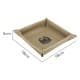 Ghiking, Foldable serving tray, Kaki, Size 24*24*5 Cm