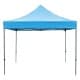 ALSANIDI, Garden and camping umbrella, Portable Car Umbrella, Gray*Blue,L: 300 * W: 300 * H: 300/315/330 CM