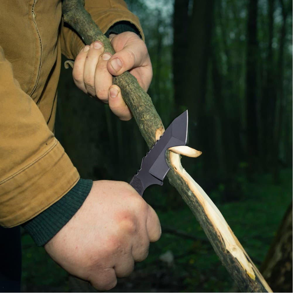 ALSANIDI, Folding Hunting Knife, Pocket Foldable knife, Black, Size 7.2 Cm  Thickness 3.5 mm