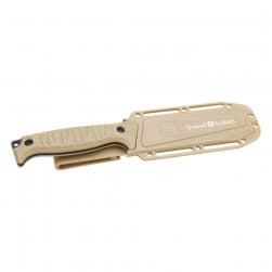 ALSANIDI, Folding Hunting Knife, Pocket Foldable knife, Sandy*Balck, Size 11.8 Cm  Thickness 3 mm