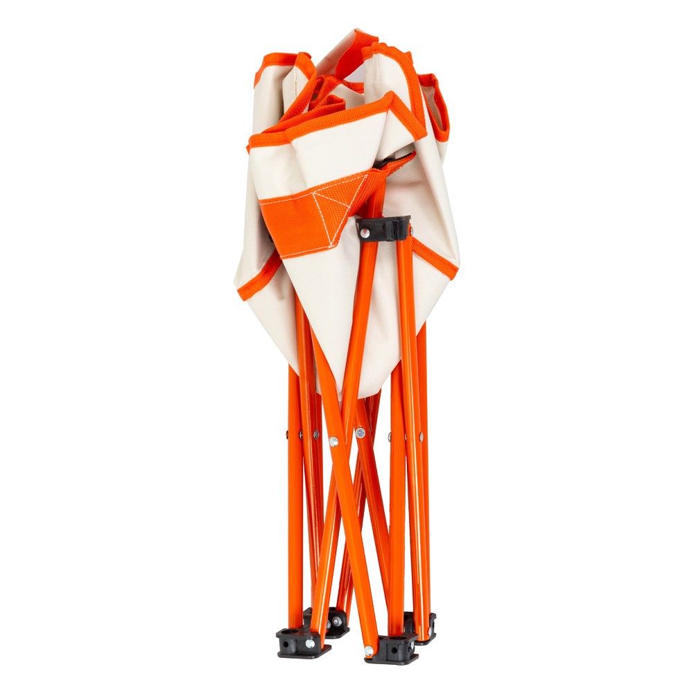 ALSANIDI, Foldable Camping Chair for Kids, Baby chair, Orang, Size42*42*68 Cm