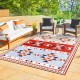 ALSANIDI, Ground seating mat for camping , Portable Camping and Hiking Floor Mat, Multicolored , Size200*140 Cm