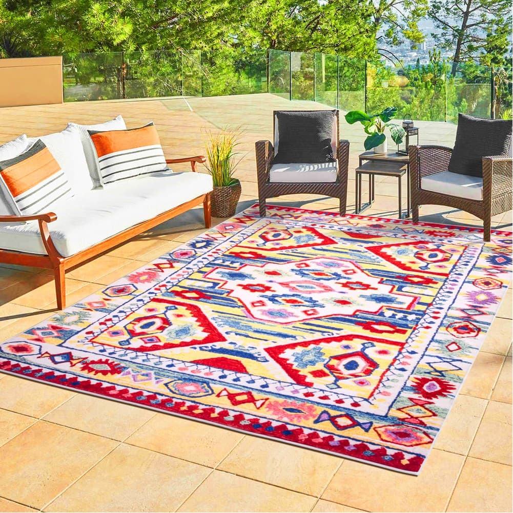 ALSANIDI, Ground seating mat for camping , Portable Camping and Hiking Floor Mat, Multicolored , Size200*140 Cm