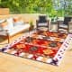 ALSANIDI, Ground seating mat for camping , Portable Camping and Hiking Floor Mat, Multicolored , Size200*140 Cm