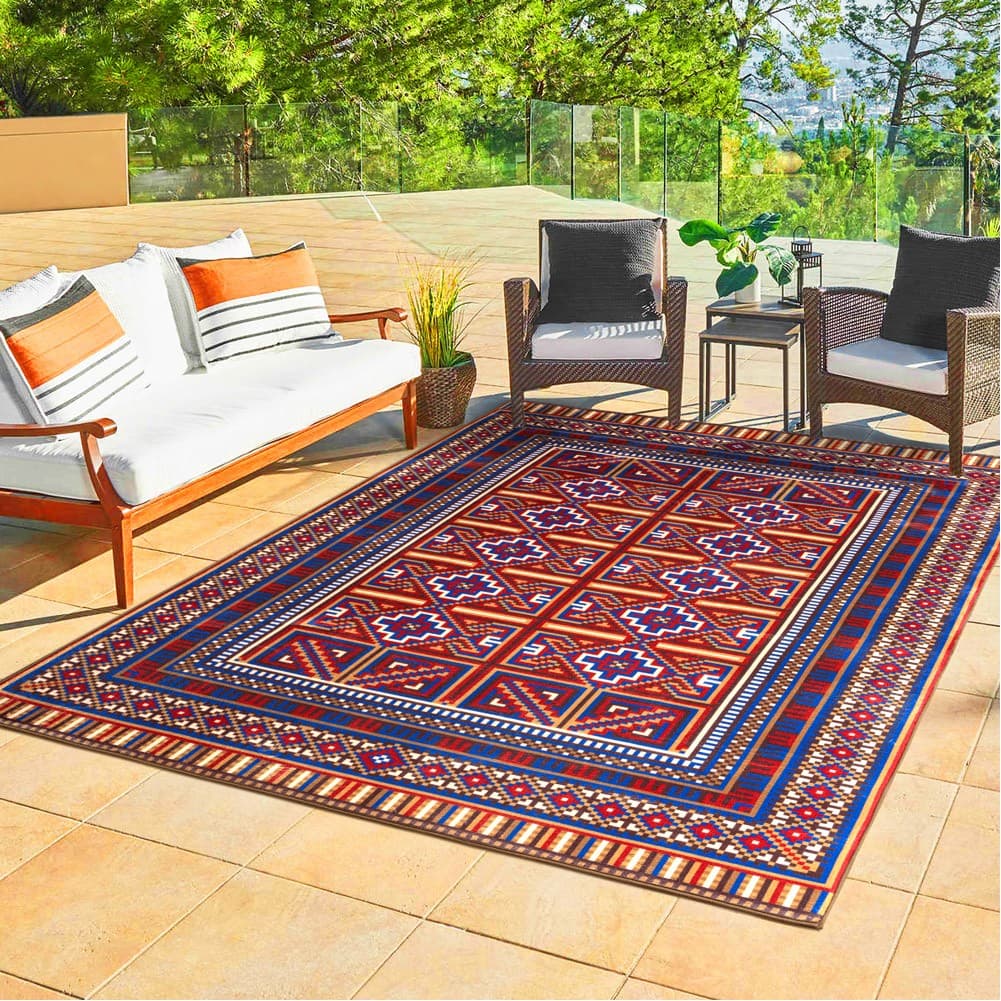 ALSANIDI, Ground seating mat for camping , Portable Camping and Hiking Floor Mat, Multicolored , Size200*140 Cm
