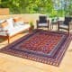 ALSANIDI, Ground seating mat for camping , Portable Camping and Hiking Floor Mat, Multicolored , Size200*140 Cm