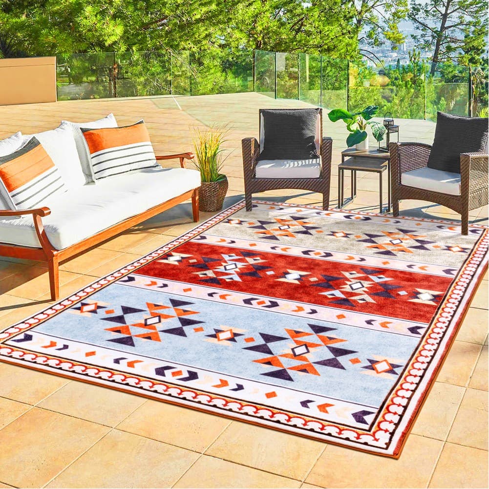 ALSANIDI, Ground seating mat for camping , Portable Camping and Hiking Floor Mat, Multicolored , Size230*160 Cm