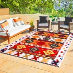 ALSANIDI, Ground seating mat for camping , Portable Camping and Hiking Floor Mat, Multicolored , Size300*200 Cm