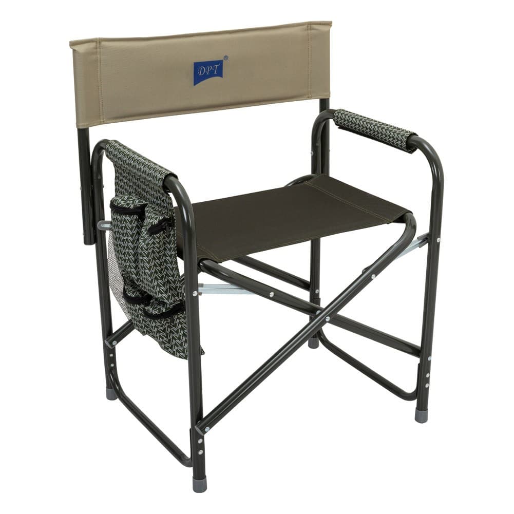 ALSANIDI, Foldable Camping Chair, Trips Chair, Green*Beige, Size48*56.5*:80 Cm