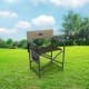 ALSANIDI, Foldable Camping Chair, Trips Chair, Green*Beige, Size48*56.5*:80 Cm