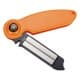 ALSANIDI, Double plastic knife sharpener, Knife sharpening tool, Orang, Size 11.5*1.2*3 Cm