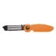 ALSANIDI, Double plastic knife sharpener, Knife sharpening tool, Orang, Size 11.5*1.2*3 Cm