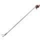 ALSANIDI, Pliers-Shaped Tool for Snakes and Waste, Reptile Clamp, Silver, Size 150 Cm