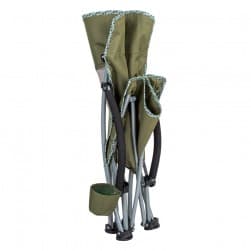 DPT, Foldable Camping Chair, Trips Chair, Olive, Size70*59*92 Cm