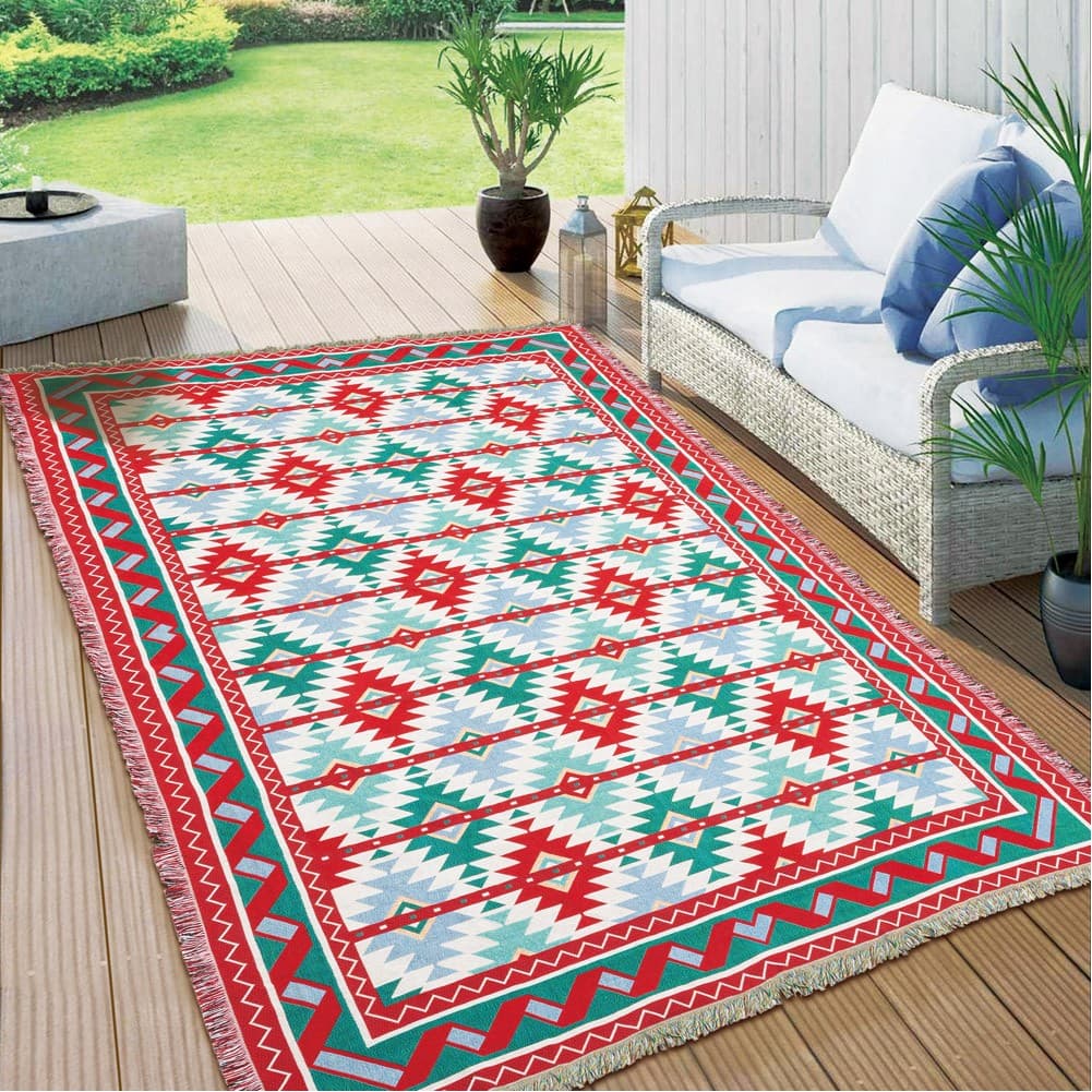 ALSANIDI, Ground seating mat for camping , Portable Camping and Hiking Floor Mat, Red, Size L180*W300 Cm