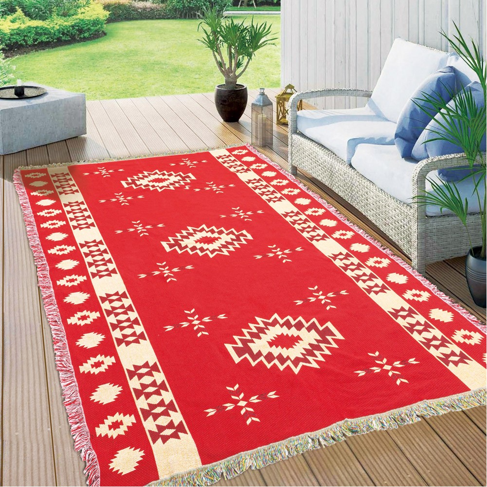 ALSANIDI, Ground seating mat for camping , Portable Camping and Hiking Floor Mat, Red, Size L160*W220 Cm