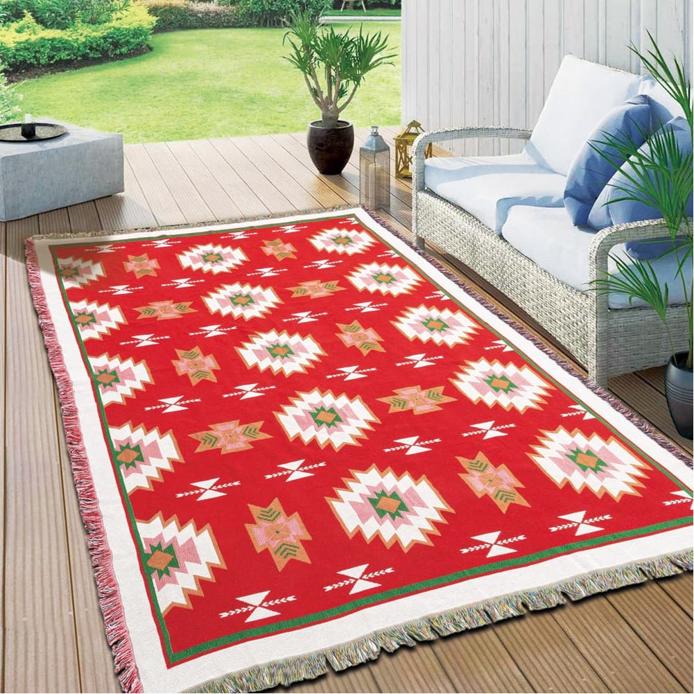 ALSANIDI, Ground seating mat for camping , Portable Camping and Hiking Floor Mat, Red, Size L160*W220 Cm