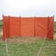 ALSANIDI, Outdoor windbreak for trips, Red, Size L560*W160 Cm