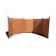 ALSANIDI, Outdoor windbreak for trips, Red, Size L560*W160 Cm