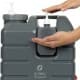 ALSANIDI, Plastic Gallon 3*1, Water Gallon, Gray, capacity 25 L