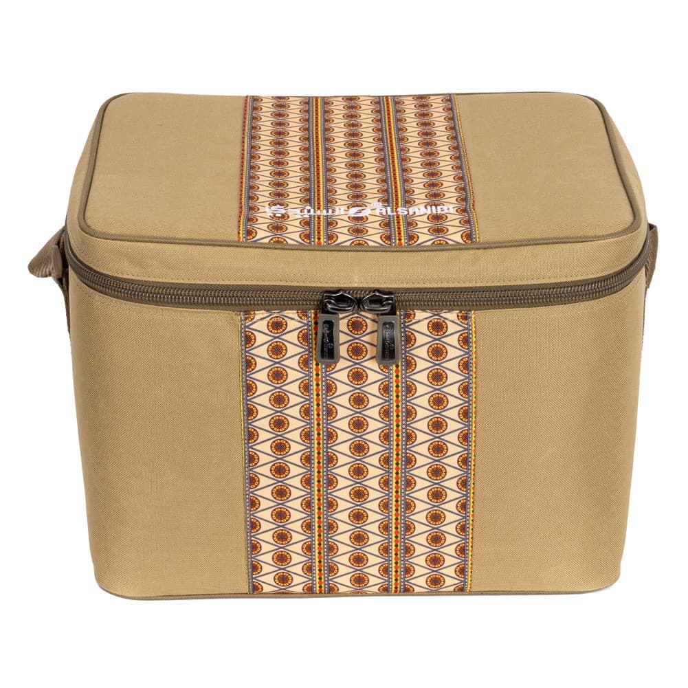 ALSANIDI, Heat and cold insulated keeping bag for food and drinks, Food bag for Trips, Kaki, Size 32*22*22Cm