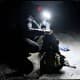 ALSANIDI, LED Headlamp for Camping, Handheld Flashlight, Black*Yellow, Size18.3*15.5*4.1 Cm