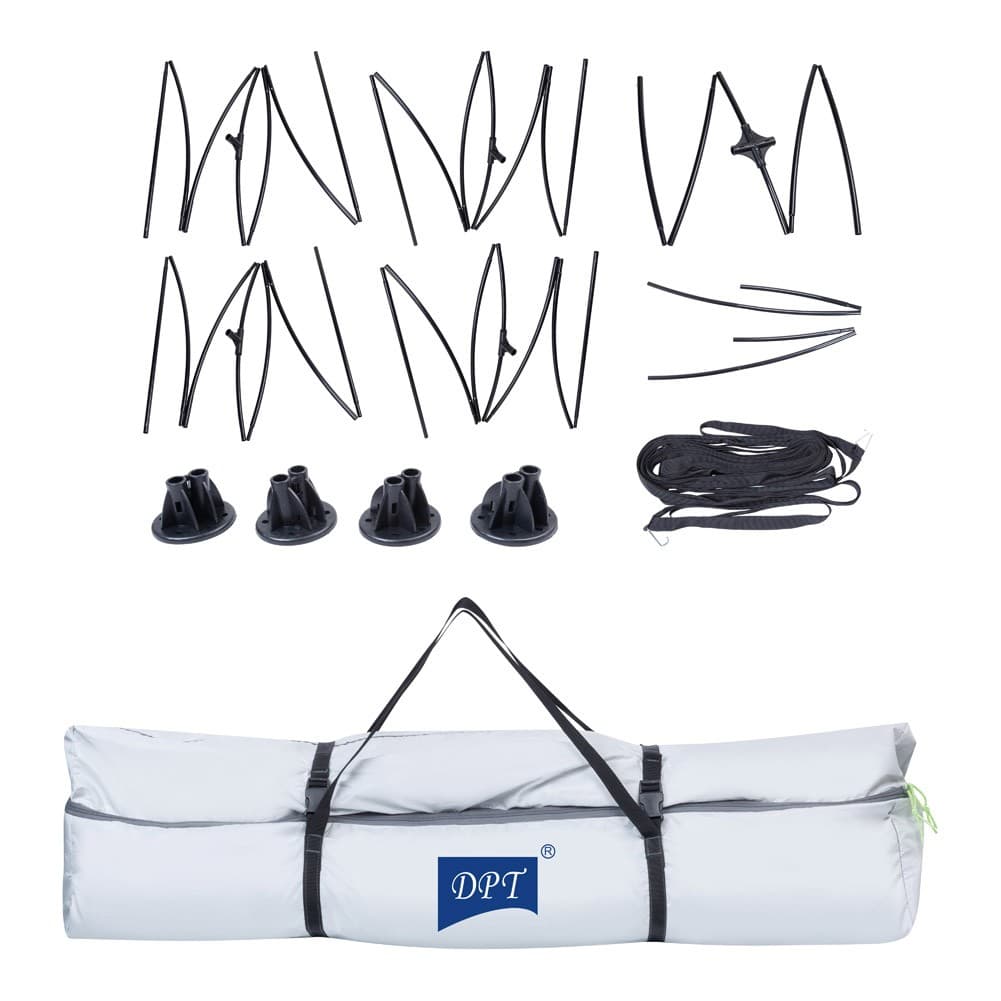 DPT, Camping Tent, White, Size 300*200*225 Cm