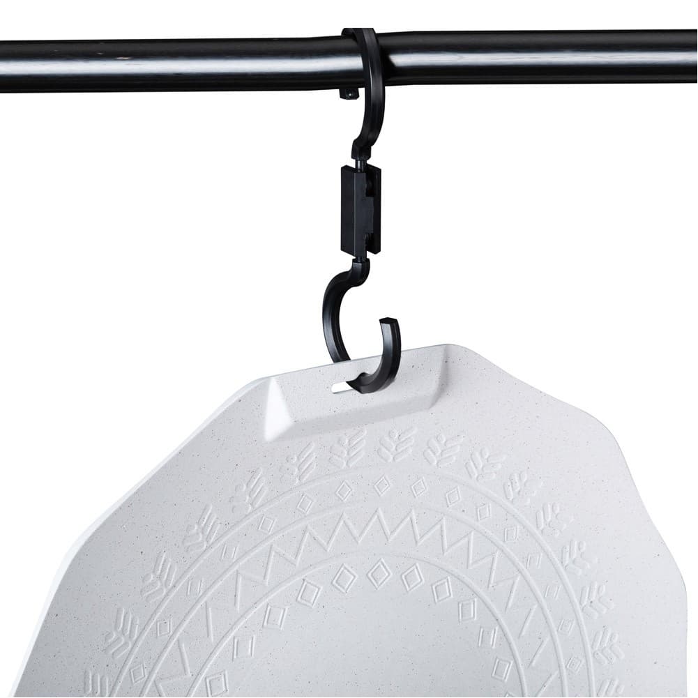 ALSANIDI, Non-stick aluminum frying pan, White, Size40*3.6 Cm