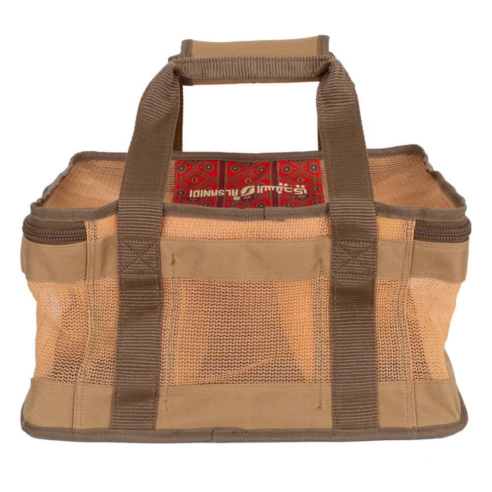 ALSANIDI, Vegetable bag for trips, Camping bag, Kaki, Size34.5*24.5*18.5 Cm