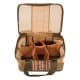 ALSANIDI, Vegetable bag for trips, Camping bag, Kaki, Size39.5*28.2*20.5 Cm