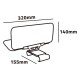 ALSANIDI, Car sunshade, Gray*Orang, Size32*14*15.5 Cm