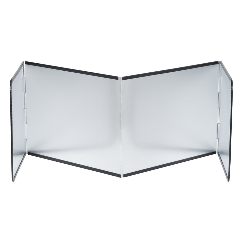 ALSANIDI, Air resistant wind screen, Stove fire wind screen, Silver, Size134*30.05 Cm